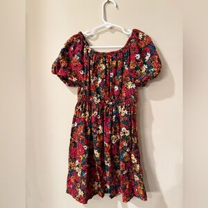 Old Navy Floral Kids Dress - Red, Yellow, Green